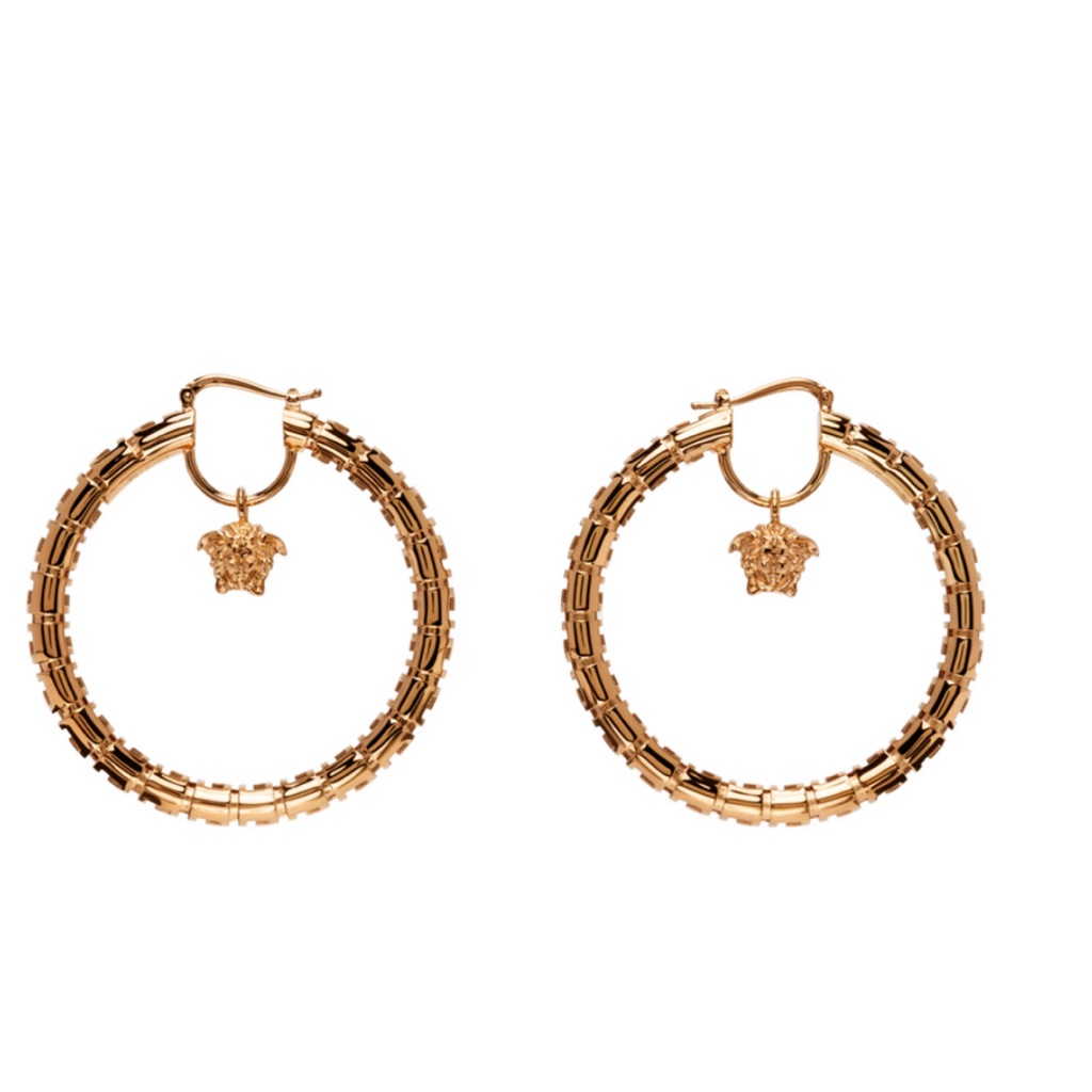 New Versace Hoop Earrings Medusa 480$